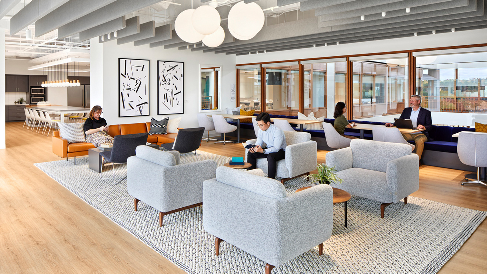 Acoustic group work area