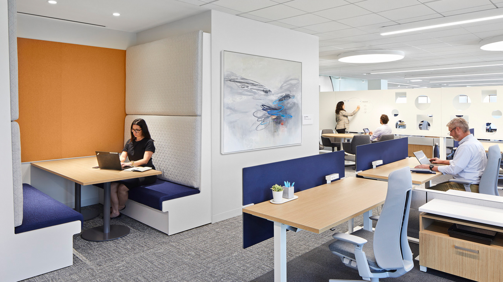 Group work space at Acoustic