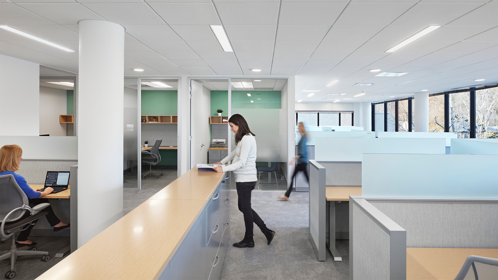The open workspace at UNC's Injury Prevention Research Center