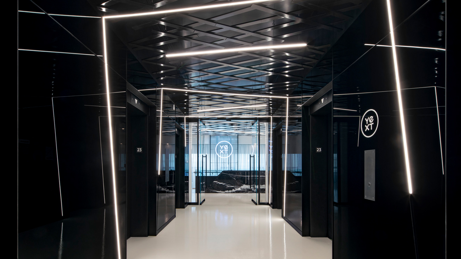 Yext Elevator Lobby.