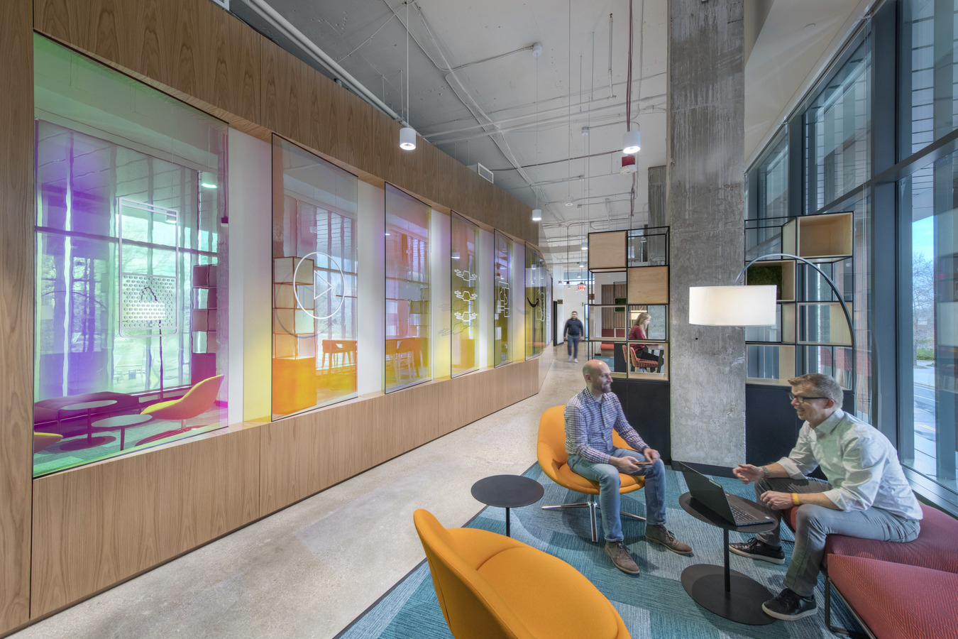 Confidential Client, Crystal City, VA. Exterior window line of Crystal City workplace