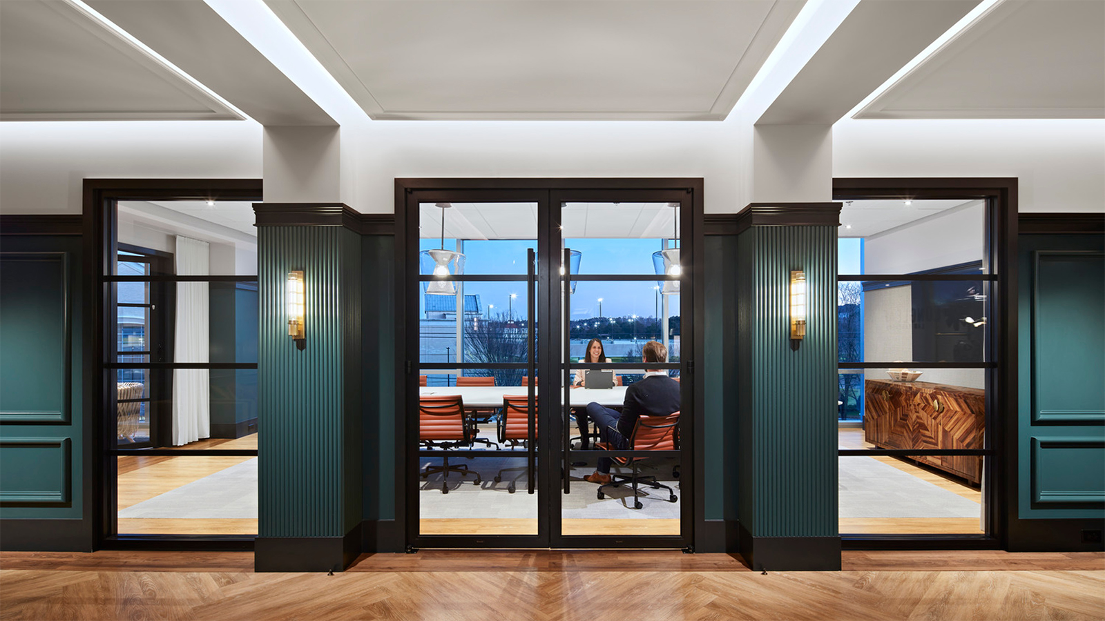 Longleaf Law Partners Conference Room by IA Interior Architects