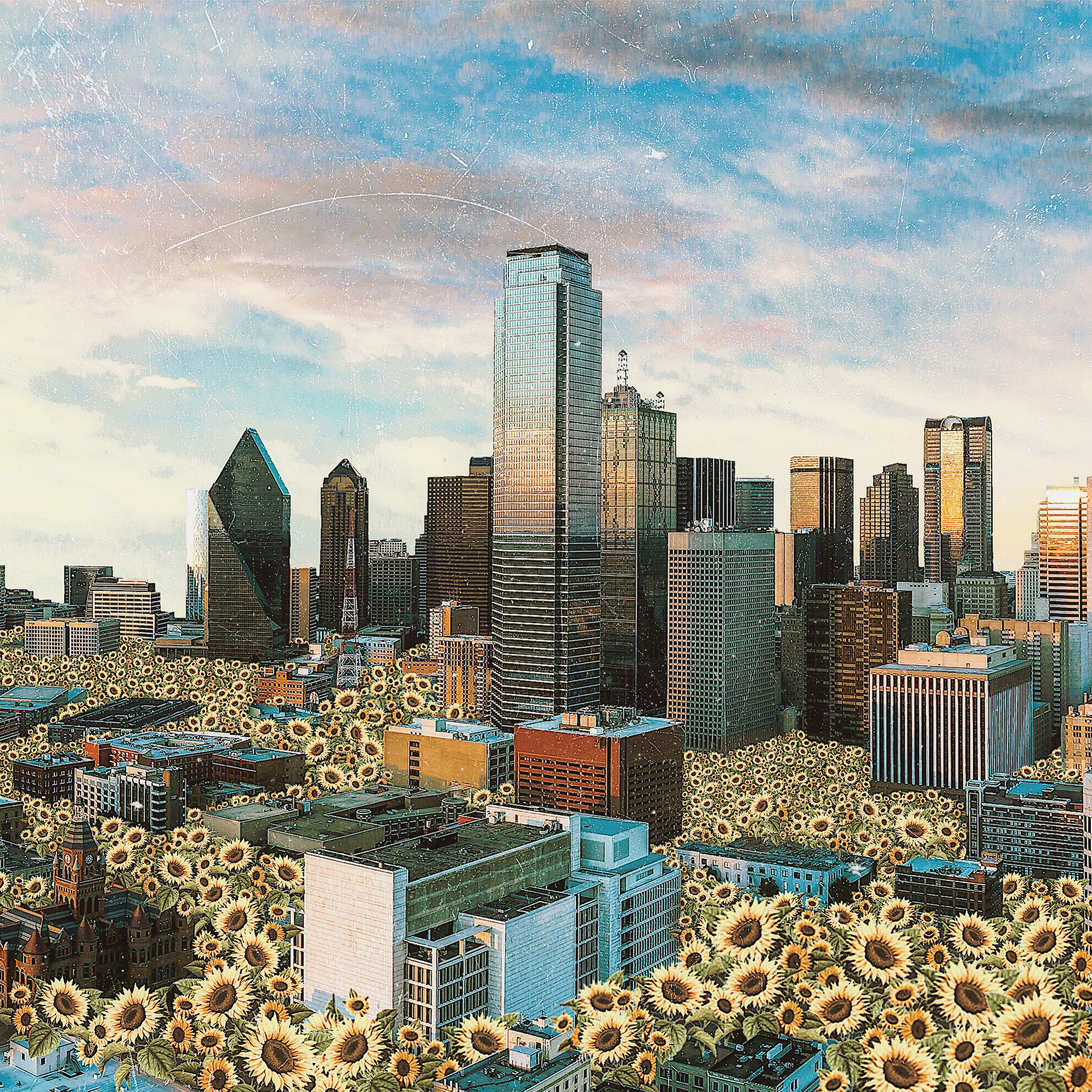 The Earth is Healing - Dallas TX Skyline