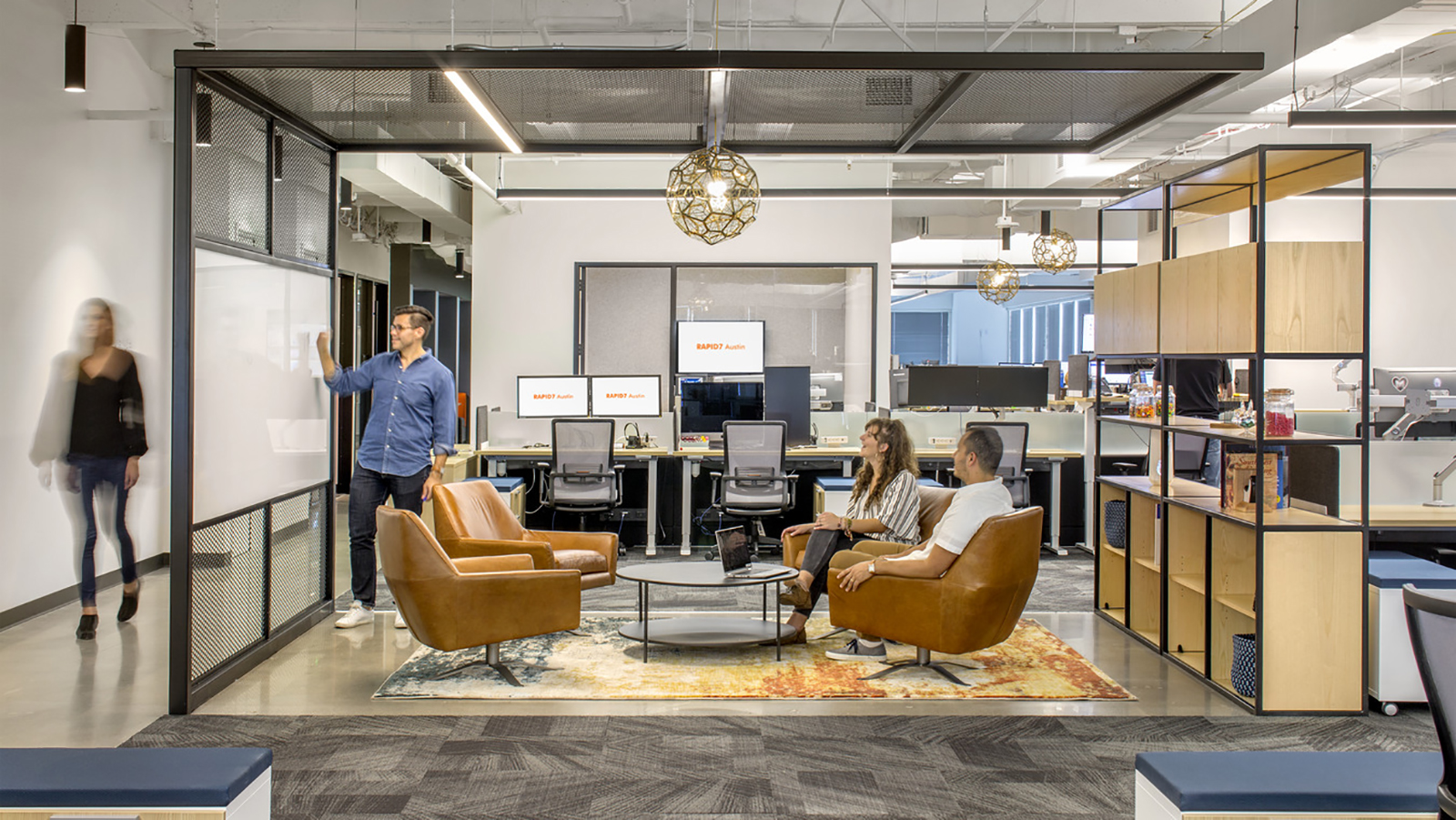 Rapid7's Austin's lounge and pantry space.