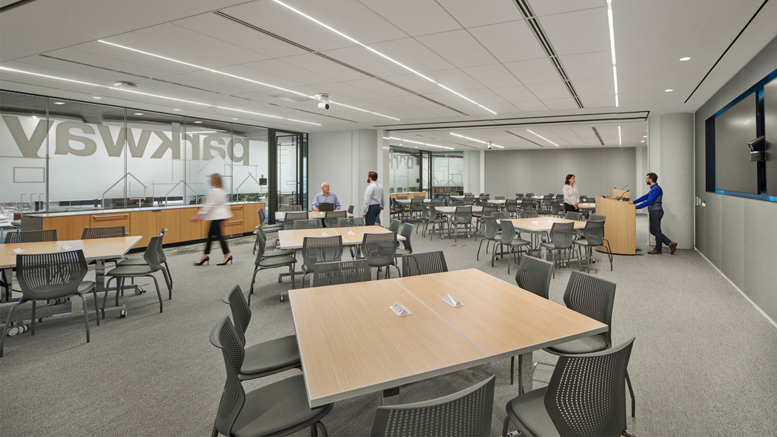 Open workplace in a DC financial institution