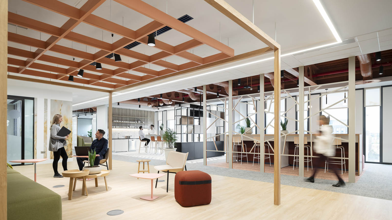 Alternative work zone in Rabobank/DLL's workspace