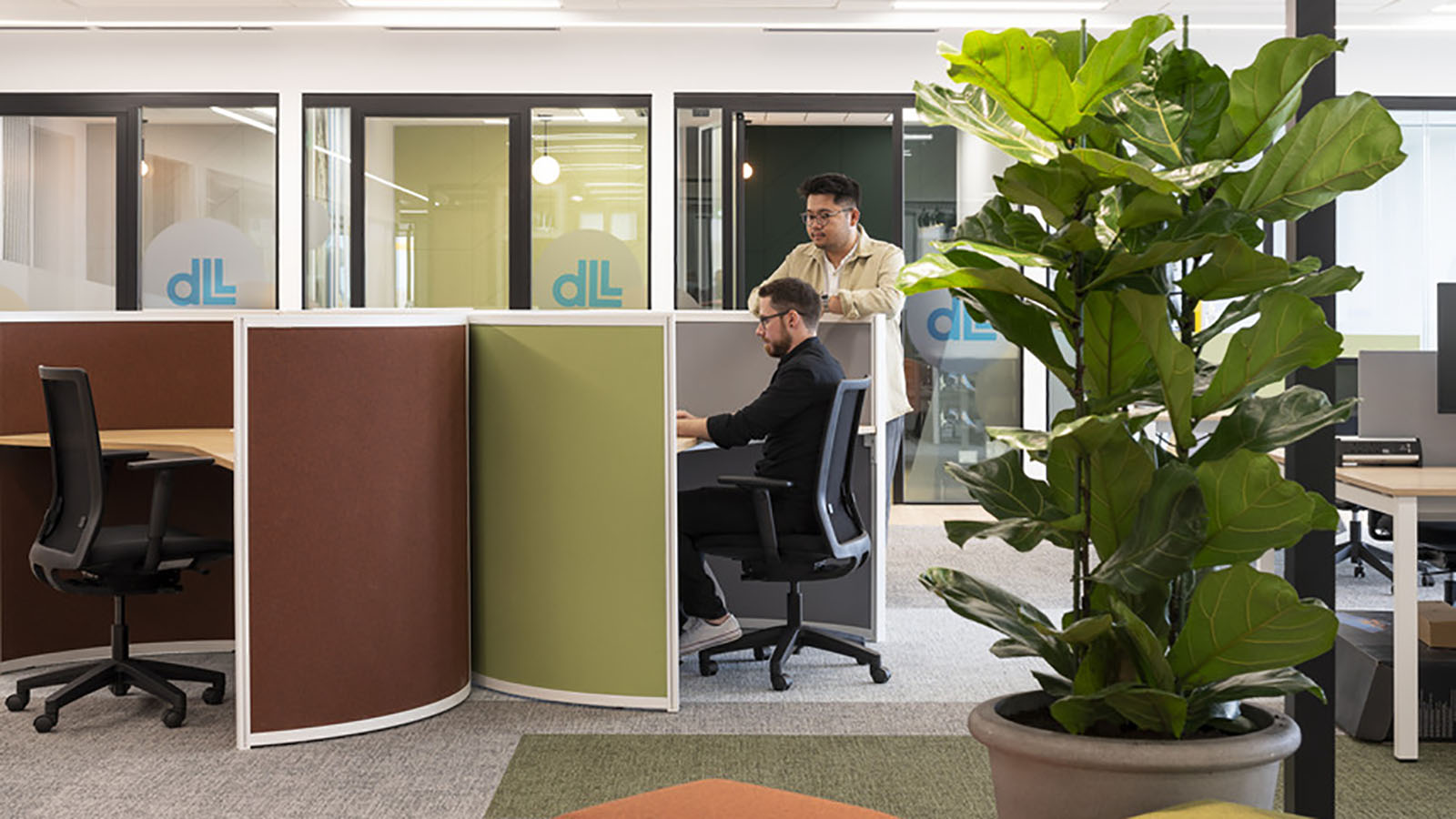 Rabobank workspace in Dublin Ireland