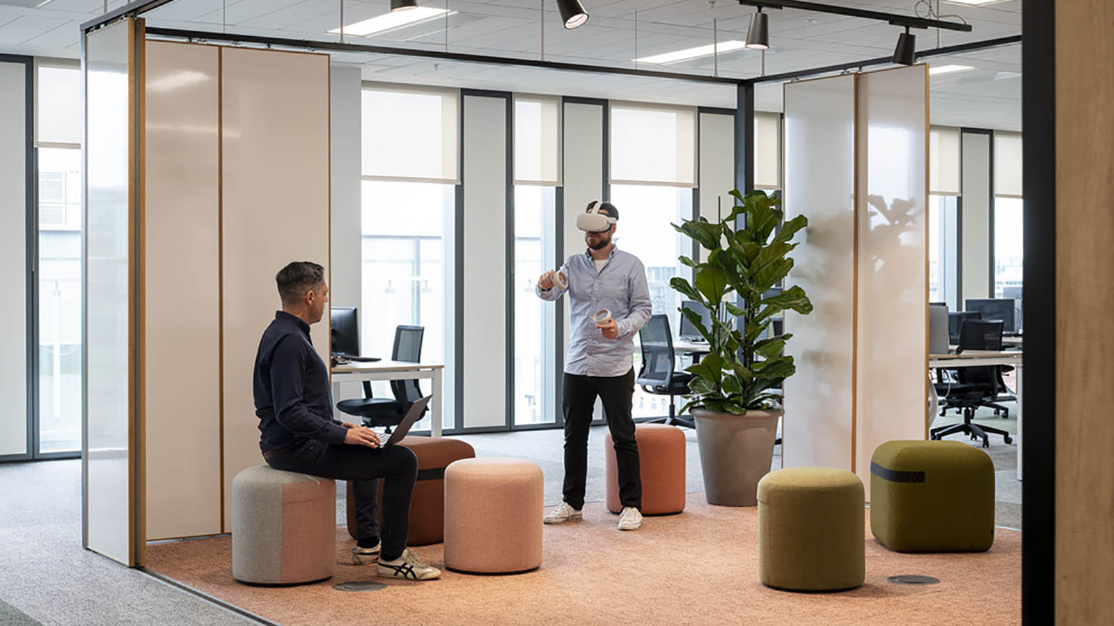 Alternative meeting space at Rabobank's Dublin offices