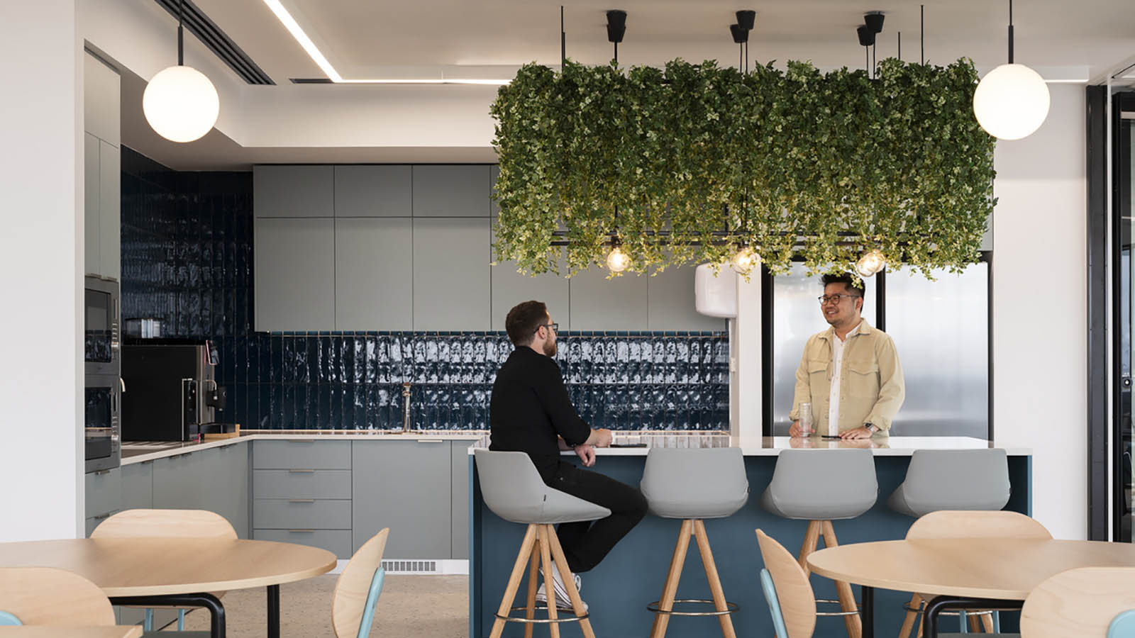 Pantry space at Rabobank Dublin