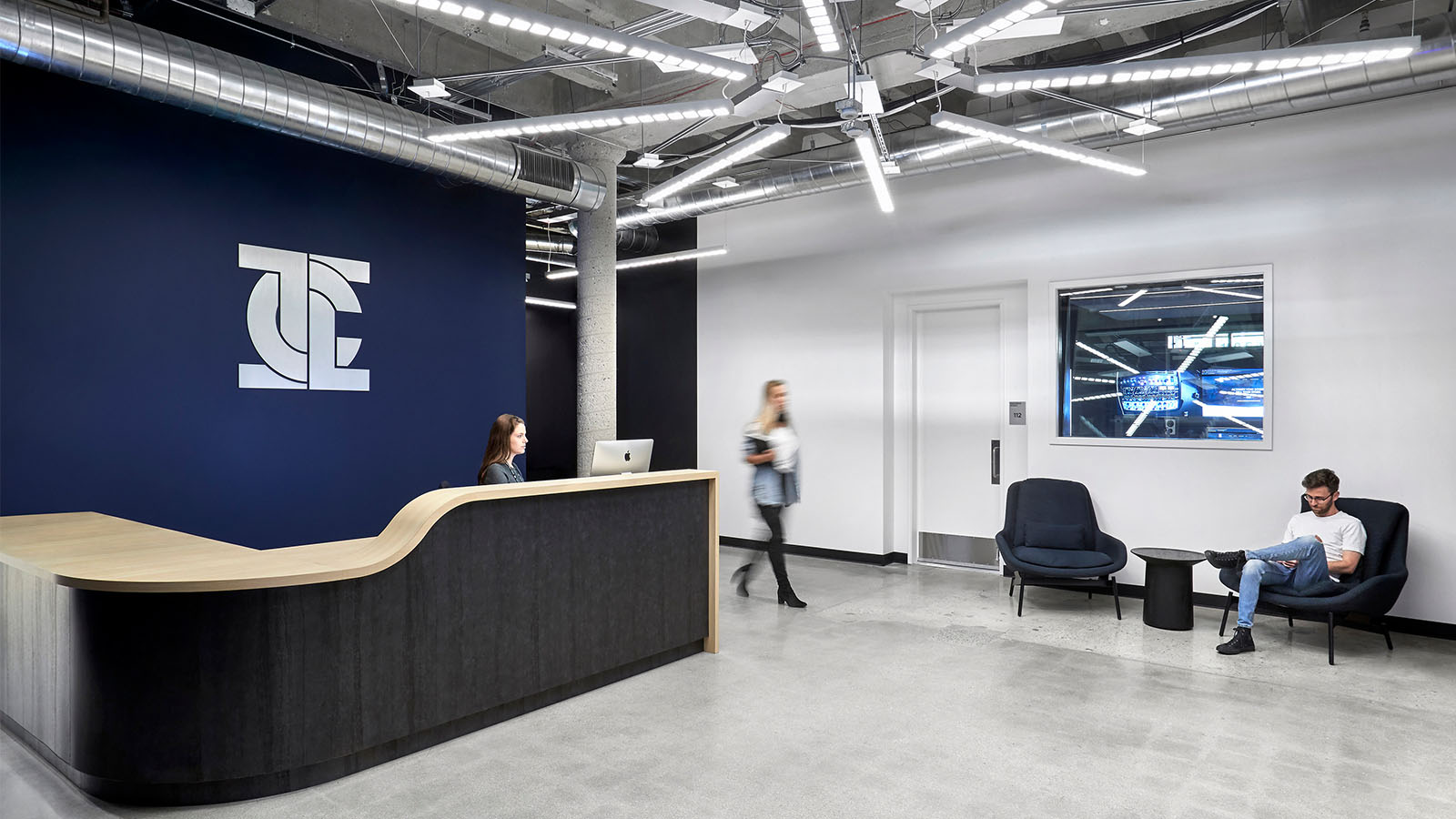 Reception and lobby at ICON's Collective