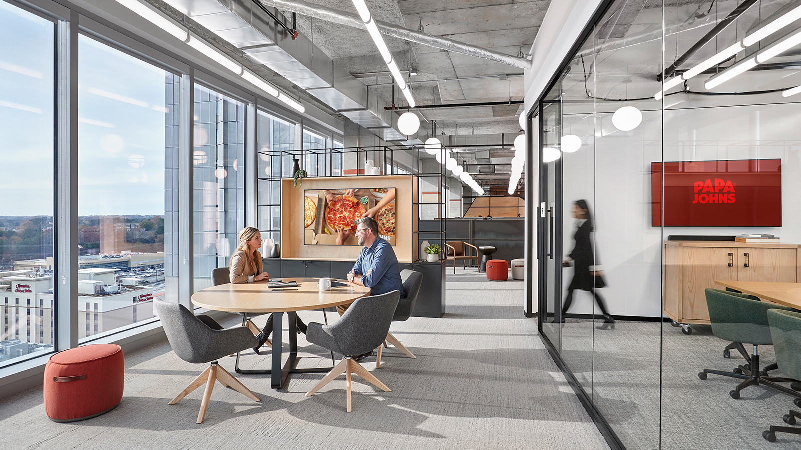 The IA Designed offices of Papa Johns