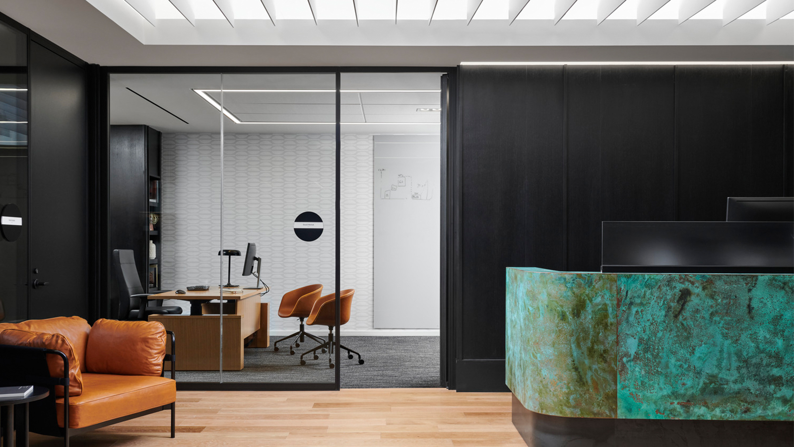 The IT desk and nearby office