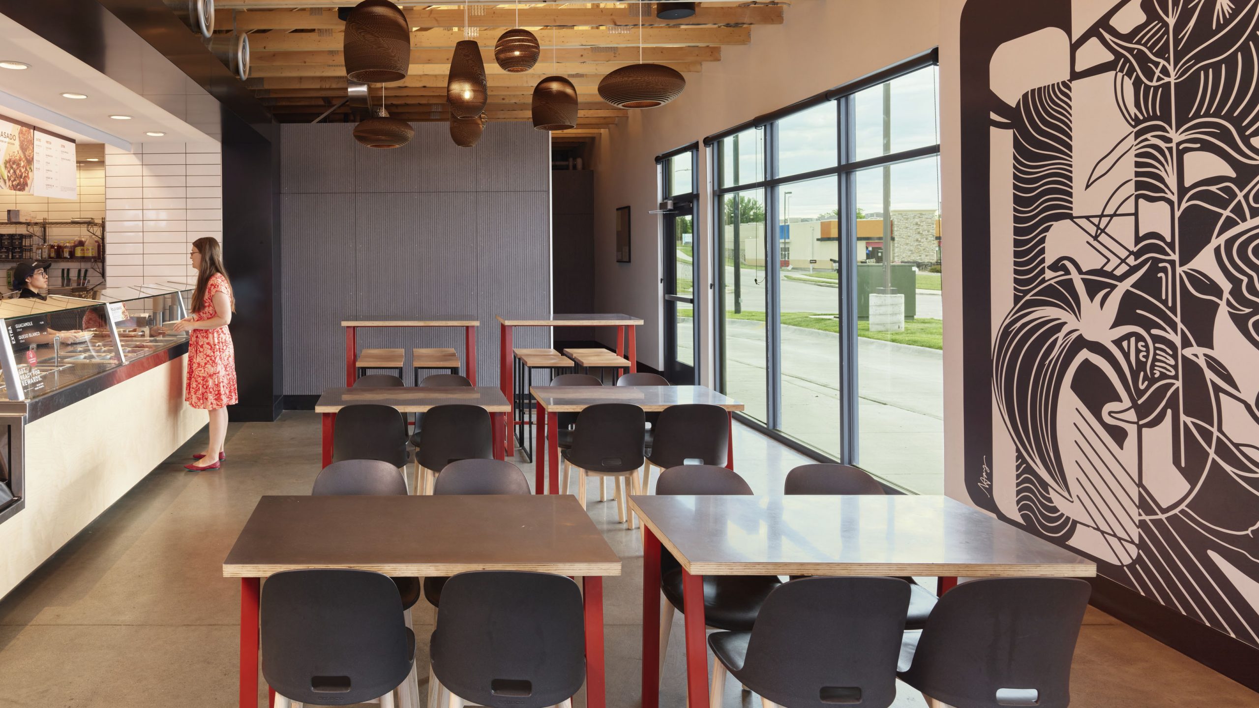 (fast food) dining room design