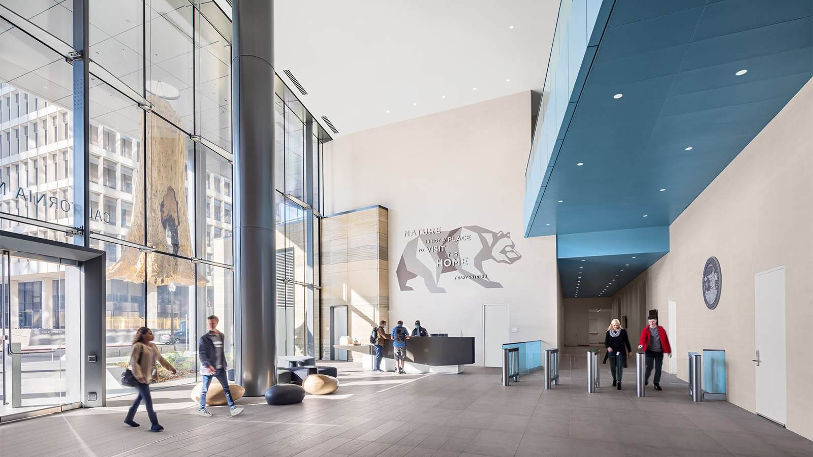 NNRH lobby and reception area