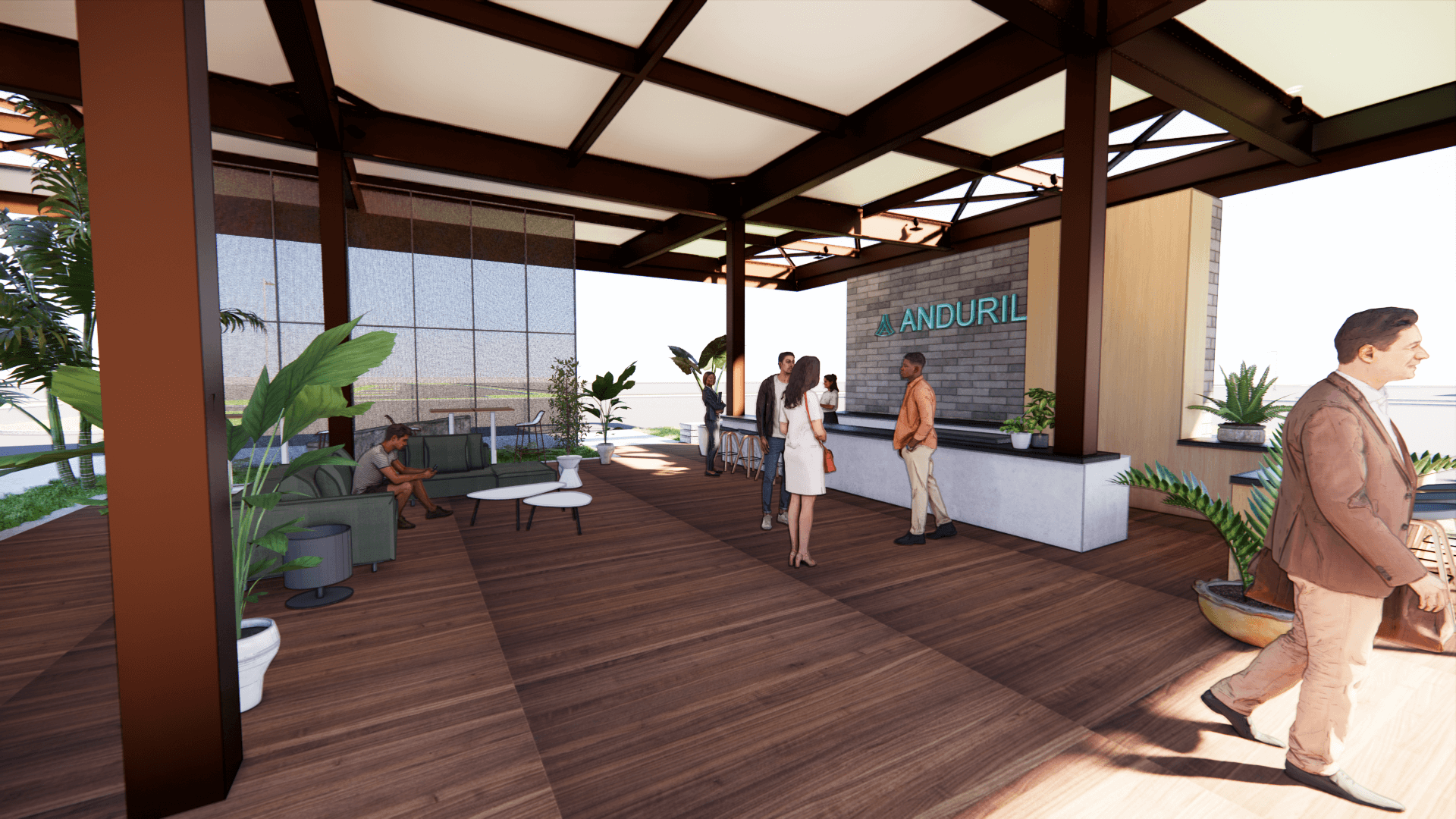 Anduril Reception Rendering