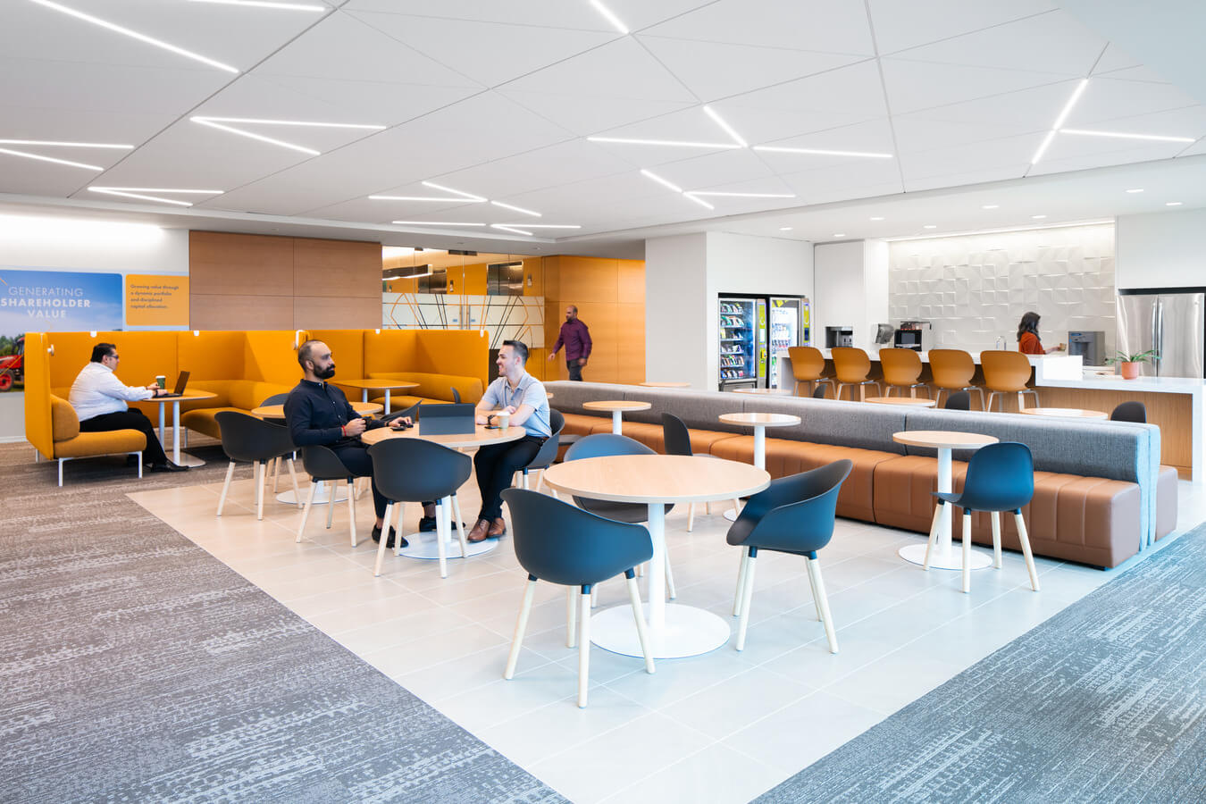 Shell USA, Inc._Woodcreek Campus Collaboration Floor Renovation_Houston TX_Dining Area(2)